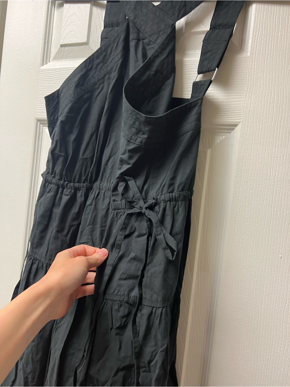 Madewell Black Crossback Maxi Dress - Picture 3 of 9